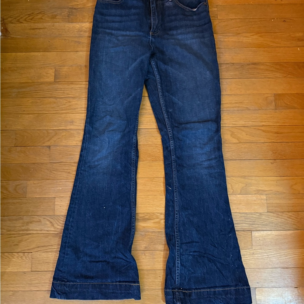 Kimes Ranch Dark Blue Flare Jeans